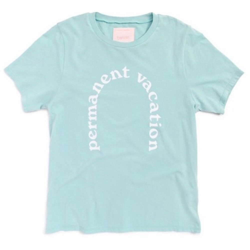 ❤️🔥ban.do - Blue Permanent Vacation Graphic T-shirt - XL